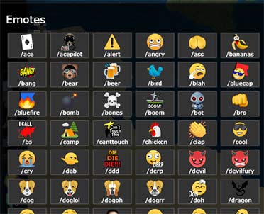 Emotes Panel